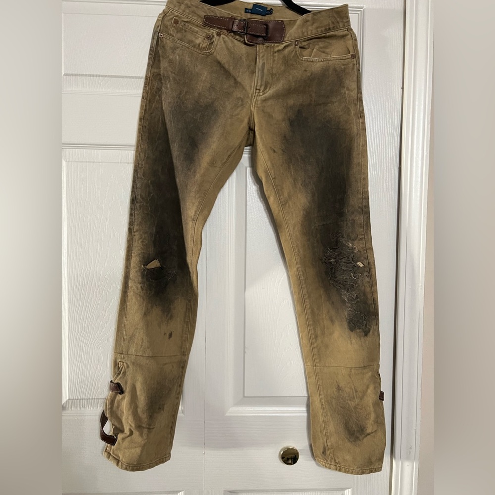 Ralph Lauren Blue Label destroyed jeans